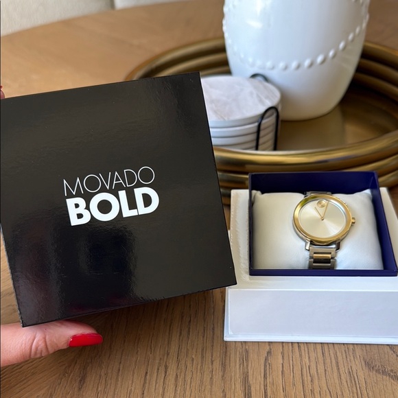 Movado Bold Bracelet Watch Two Tone 34mm - Picture 3 of 7